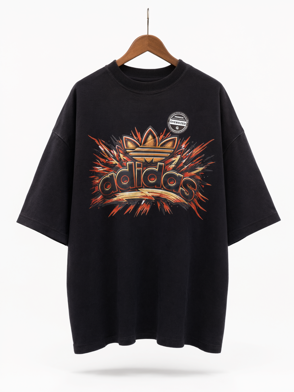 Camiseta Oversized Signature DH Heavy - Vista traseira
